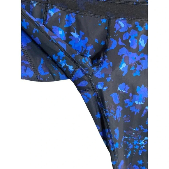 Lululemon Inspire Tight II *Full-On Luxtreme (Mesh) Black/Blue-sz 6 - Picture 9 of 11